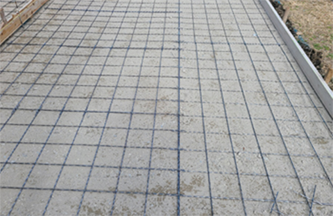 コンクリートの補強材としての溶接金網